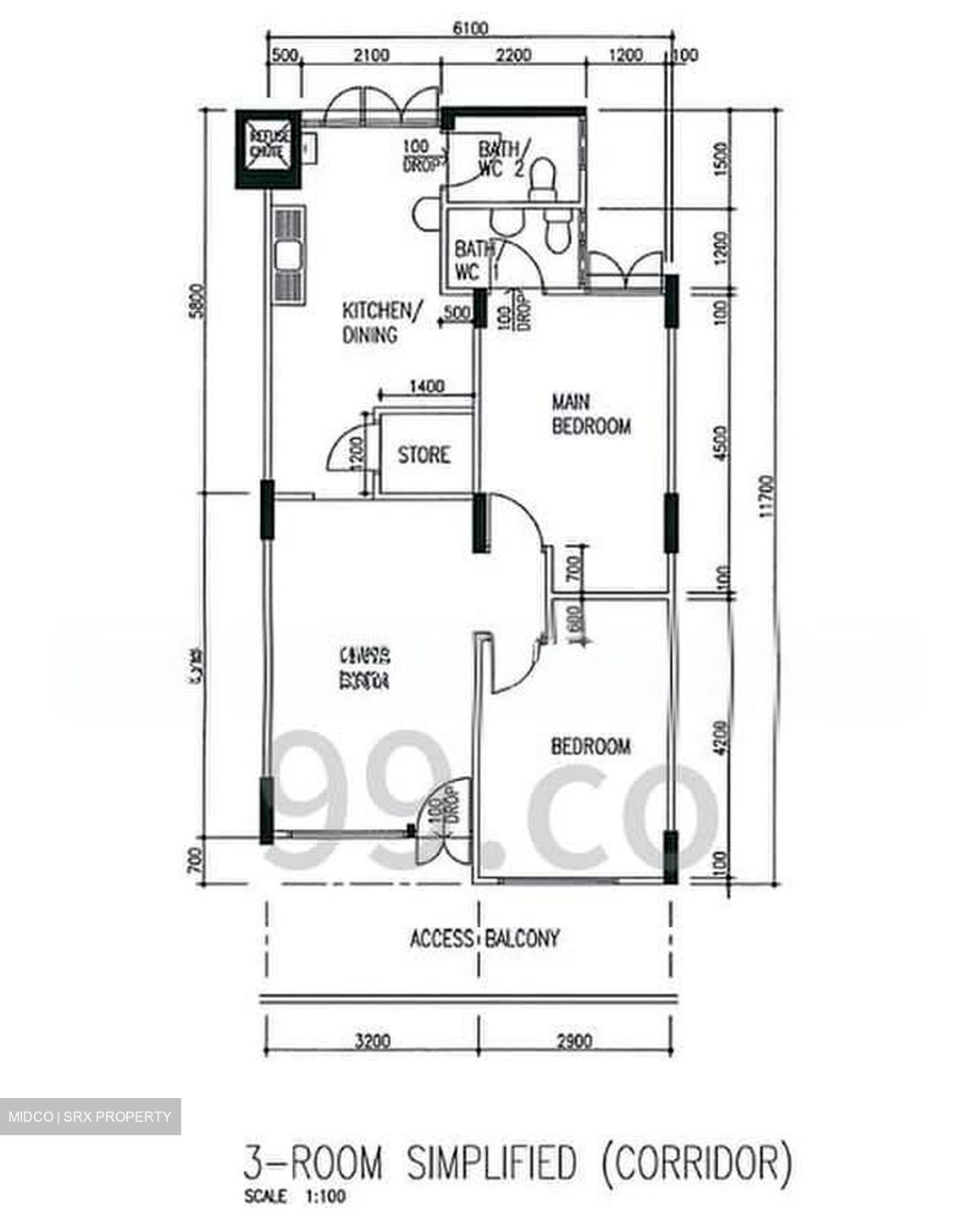 Blk 684 Hougang Avenue 8 (Hougang), HDB 3 Rooms #585085781